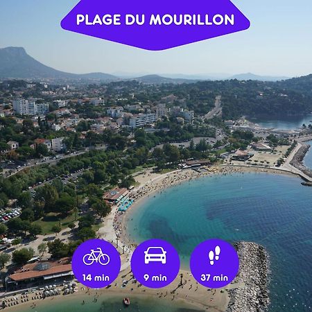 Bao Location - Ideal Pro & Groupe - Calme - Lumineux - Wifi - Terrasse - Jardin - Plage A 2Km - Proche Centre Ville, Gare, Commerces - Parking Prive Toulon Eksteriør bilde